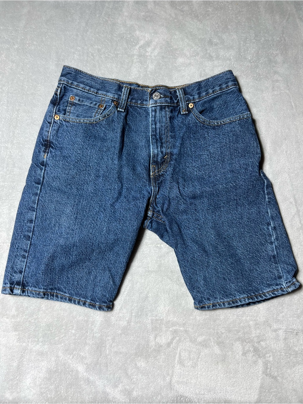 Levis 505 Regular Fit Denim Shorts Mens 29 Blue Jean Shorts